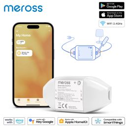 Control Meross Homekit Diy Smart Switch,wifi Smart Switches,1/2/3/4/6 Pack,support Siri,apple Homekit, Alexa,google Assistant