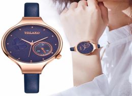 Women Watch Luxury Brand Casual Exquisite Belt Watch With Fashionable Simple Large Dial Ladies Quartz Watches Gift reloj mujer300P9882051