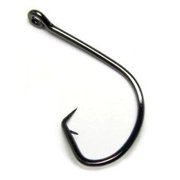 Accessories FREE FISHER 100pcs Fishing Hook 7381 Nickel Black Fishhooks Saltwater Sport Circle Fishhook High Carbon Steel 7/0#10/0#