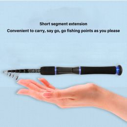 Accessories Portable Telescopic Fishing Rod With Smooth Ceramic Guide Rings Design 1.35m/1.5m/1.8m/2.1m Fishing Necessary Accessories