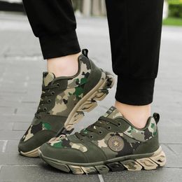 Casual Shoes Couple Leisure Women Men Lace Up Camouflage Vulcanised Travel Soft Sole Comfortable Outdoor Runing Sneakers