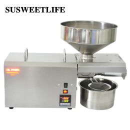 Pressers Automatic Stainless Steel Oil Press Machine,For Home Or Small Commercial Oil Machine,Oil Presser Oil Extractor S8 Oil Sticker