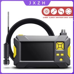 Cameras 4.3'' IPS Screen Endoscope Camera Single Dual Lens HD1080P Car Inspection Handhold Borescope 2.0MP Waterproof Rigid Cable P30