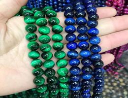 A Quality Natural Stone Beads Red Green Blue Black Tiger Eye Round Beads For Jewelry Making Pick Size 6 8mm Diy Making bbyEBv bdes7808985