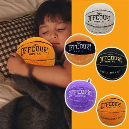 Dolls 1pc Basketball Throw Pillow Plush Toy Creative Offcourt Basketball Pillow Gift For Basketball Fans Home Bedroom Ball Doll Pillow