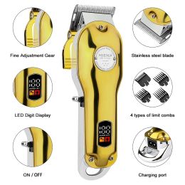 Clippers Dog Professional Hair Clipper Electrical Grooming Trimmer for Pets USB Rechargeable Shaver Low Decibel Animals Haircut Machine