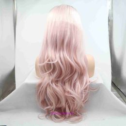 HD Body Wave Highlight Lace Front Human Hair Wigs For Women Wig NEWLOOK Long Curly Fashion New Style