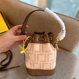 Tote bag high definition Mon Tresor Flannel Old Flower Drawstring Bucket Handheld One Crossbody