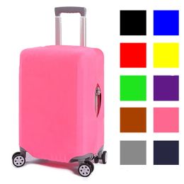 Accessories Unisex Luggage Cover Pull Rod Travel Dustproof Thickened High Elastic Fabric Box Protective Covers Suitcase Trunk Holders Case