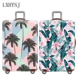 Accessories New Flowers Elastic Luggage Protective Cover Fashion Unisex Luggage Cover For 1832 inch Suitcase Case Travel accessories