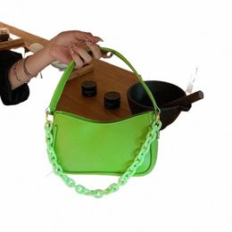 fi Chic Shop Bag 2024 Spring Women Single Shoulder Bag Female Solid Leather French Style Underarm Handbag Clutches M8Lh#