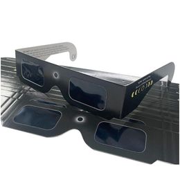 3D Glasses 500 X Total Solar Eclipse Paper For Viewing Frame Protect Your Eyes From 231025 Drop Delivery Electronics Home Audio Video Dh6Mq