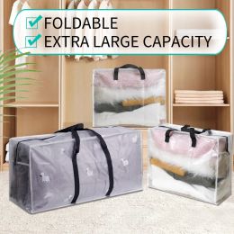 Bags 1pcs Heavy Duty Moving Bags with Reinforced Handles Stronger Handles for Easy Carrying and Storage of Clothes Clear Storage