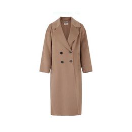 Brand Coat Women Coat Designer Coat Max Maras Womens Sheep Wool Long Double Breasted Coat HOLLAND