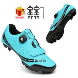 Footwear Outdoor Breathable MTB Bicycle Shoes AntiSkid Sneakers Racing Road Bike SPD Cleat Shoes Professional SelfLocking Cycling Shoes