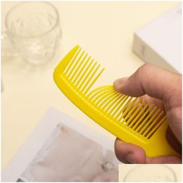 Hair Brushes Household Portable Hairdressing Combed Anti Static Long Clock Mas Combina Color Plastic Comb 21Cm Drop Delivery Products Dhdcw
