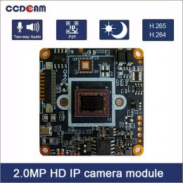 Lens CCDCAM FHD network camera module 2MP 1080P IP module GK7205V200+IMX307 with new High speed processor twoway Audio interface