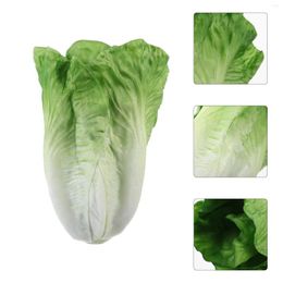 Decorative Flowers Road Simulated Lettuce Model Vegetable Prop Realistic Fake Food Props Pography Restaurant Decor Simulation Child