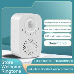 Control Wireless Guest Welcome Chime Reminder Alarm Door Bell PIR Motion Sensor For Shop Entry Company Security Protection Smart Doorbel