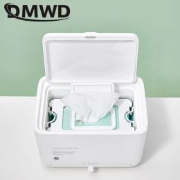 Dispensers DMWD Portable Wet Towel Dispenser Electric Wipes Heater Car Home Baby Wipes Heating Box Constant Temperature Wet Tissue Warmer