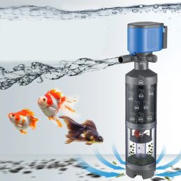 Accessories 110V 220V Aquarium Philtre 5in1 closet for Fish Tank Air Pump Air Oxygen Aquarium water Pump Closestool Urinal water pipe nozzle