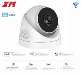 Cameras Wireless 2592*1944P 5.0MP Dome Wifi IP Camera Night Vision Security Camera P2P CCTV Cam with IRCut supports TF Card