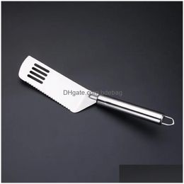 Fruit Vegetable Tools 1Pc Stainless Steel Cheese Grater Slicer Steak Pizza Shovel Mti-Purpose Per Cooking Kitchen Gadget Drop Deli Dht09