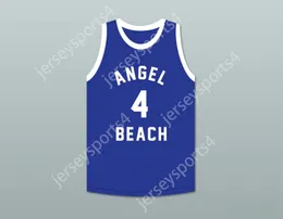 CUSTOM ANY Name Number Mens Youth/Kids PEE WEE MORRIS 4 ANGEL BEACH GATORS BASKETBALL JERSEY PORKY'S REVENGE TOP Stitched S-6XL