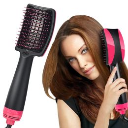 Dryer New Hair Dryer Brush Brosse Soufflante Cheveux Hairdryer Brush 2 in 1 Hair Dryer & Volumizer Salon Hot Air Comb Hot Comb Brush