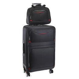 Carry-Ons Luggage Oxford Waterproof Trolley Case Large Capacity with Extended 16inch 28 Inch Set Suitcase Student Travel Lockbox 24 Inch