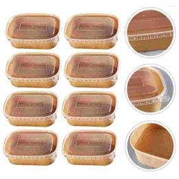 Bowls 20 Pcs Disposable Lunch Box Take Out Containers With Lids Boxes Lidded Storage Go