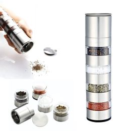 Cookware Outdoor Camping Spice Jars Oil Bottle Pepper Grinder Portable BBQ Picnic Spice Seasoning Container Storage Box Cookware Set