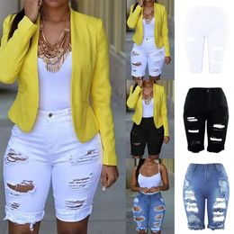 Women Denim Shorts Summer Destroyed Hole Jeans Fashion Casual Pants Short for Woman Pantalones Cortos Ripped Femme Ropa Mujer 240407