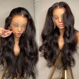 Body Wave Human Hair Wigs 4x4 5x5 13x4 Transparent Lace Wig for Black Women 30 32 34 36 38 40 Inch Pre Plucked Natural Hairline 51