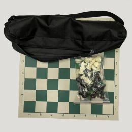 Bags 49MM /65MM /75MM Resin Chess Pieces with Chess Board Chess Set Games Medieval Chesses Set with Chessboard Board Games + Backpack