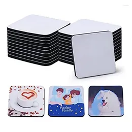 Table Mats 20PCS Square Sublimation Blanks Coasters 3.5 X Inch/5MM For Thermal DIY Crafts