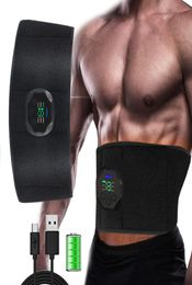 EMS Muscle Stimulator Abdominal Trainer Body Vibration Massage Slimming Belt Waist AB Machine Fitness Workout Equipment Dropship 29590467