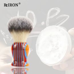 Blades RIRON Soft Fiber Hair Men'S Shaving Brush With Resin Handle For Razor Double Edge Safety Straight Classic Safety Razor Brush