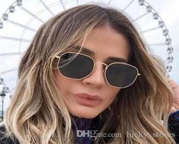 Fashion Hexagonal Sunglasses Vintage Rays Women Men Brand Designer Sun Glasses Bans Eyeglasses for Ladies UV400 3548 with cases5119355