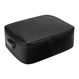 Storage Bags File Box 4 Layer Fireproof Waterproof Bag Travel Document Passport Perspective Network Isolation Hand-held