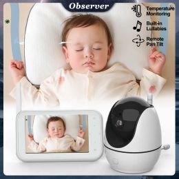 Monitors Wireless LCD Audio Video Baby Monitor AMB200S Radio Nanny Music Intercom IR Portable Baby Camera Baby Walkie Talkie Babysitter