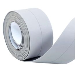 Windows Strip Corner Ewaret Seak Bath Tape Sealings ملصق PVC المطبخ ملصقات جدار مقاوم للماء التماس الذاتي التماس 3.3MX22MM/38 ملم S