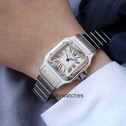 Dials Movement Automatic Watches carrtier Womens Watch Sandoz Series Precision Steel Quartz W20056D6