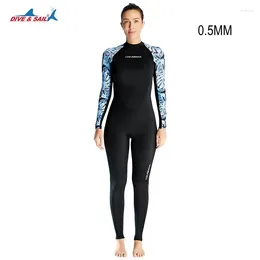 Women's Swimwear Women One Piece Full Body Surfing Kayaking WaterProof Swim Diving Suit Sun Protection Beach Spearfishing Bathing Rash Guard