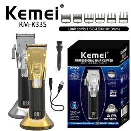 Clippers Kemei KMK33S Fast Charging and Long Time Using Professional Salon Hair Trimmer Hair Cutting Machine for Men Clippers