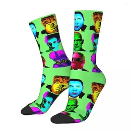 Men's Socks Hip Hop Vintage Universal Warhol Crazy Compression Unisex The Invisible Man Adrian Movie Seamless Printed Crew Sock