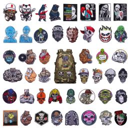 Bags ZuoLiao 3D Embroidered Alien Hat Badge, Fun, Head Armband, Muscle Bear, Backpack Badge, Coloured Skull, Custom Patch, New Design