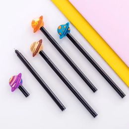 Pens 36 Pcs/lot Planet Gel Pens Cute 0.5mm Black Ink Pen Korea Stationery Office School Supply Escolar