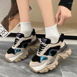 Casual Shoes Winter Sneakers For Women Warm Plush Platform Comfortable Sports Running Shoe Luxury Designer Vulcanized Woman Trainers