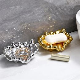 Dishes 1pcs Bathroom Draining Soap Dish Drainage Soap Box Storage Box Kitchen Tub Sponge Storage Cup Rack Soap Holder Draining